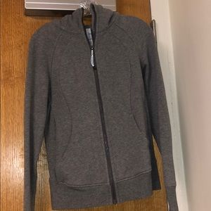 Gray LuluLemon Scuba Hoodie